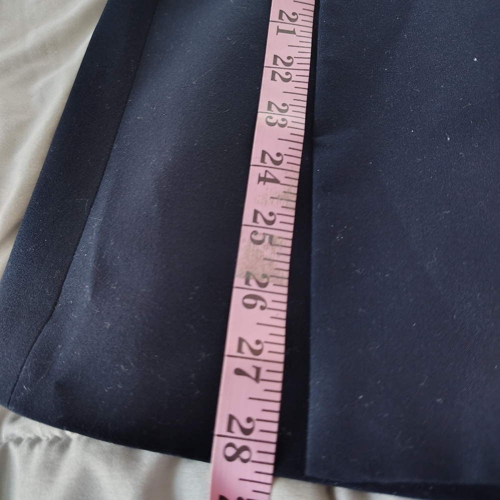 DKNY Women's Dark Blue Double-Breasted Blazer Size 0 - Picture 10 of 12